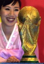 World Cup trophy on display in Seoul